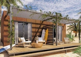El proyecto de bungalows para la antigua Residencia de Tiempo Libre