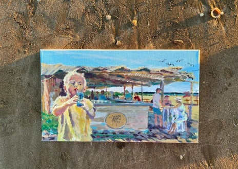 Imagen secundaria 1 - Vuelve el Certamen de Pintura al Aire Libre &#039;Pepe el Guarda&#039; al Mosquito de Punta Umbría