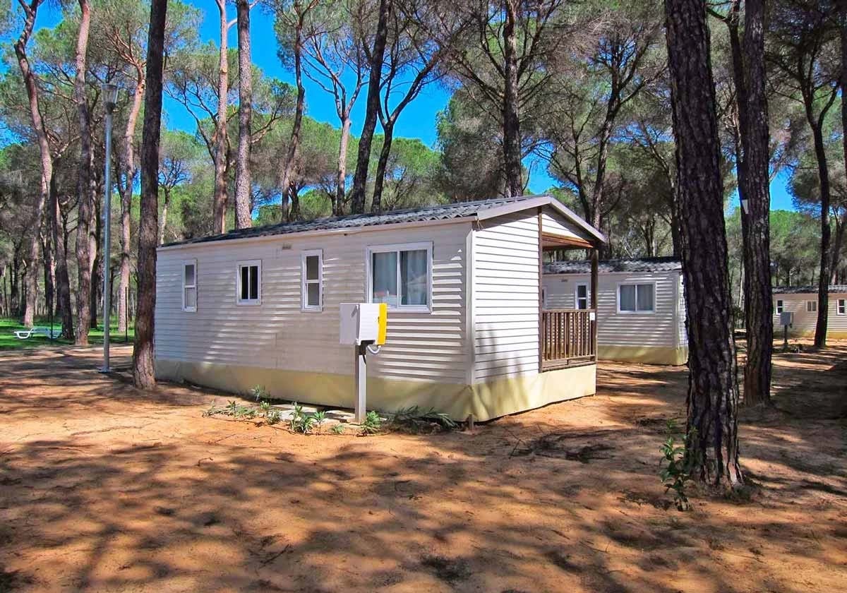 Bungalow en una camping onubense