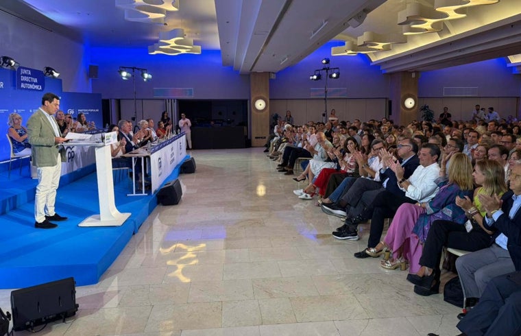 Intervención de Juanma Moreno