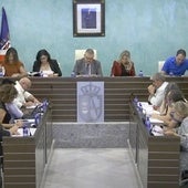 Un momento del pleno municipal de Almonte celebrado este jueves