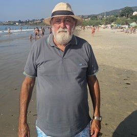 Fernando Barranco en una imagen reciente en la playa