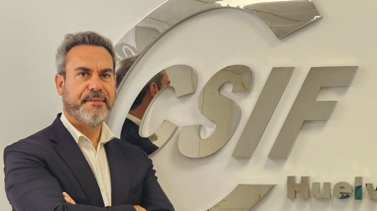 El responsable del sector de la Administración General de la Junta de Andalucía en CSIF Huelva, Emilio Gallango