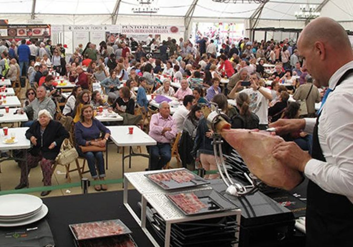 Foto de archivo de una pasada edición de la Feria del Jamón