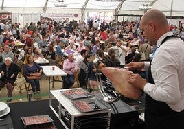 Foto de archivo de una pasada edición de la Feria del Jamón
