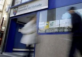 Imagen de archivo de un despacho de loterías