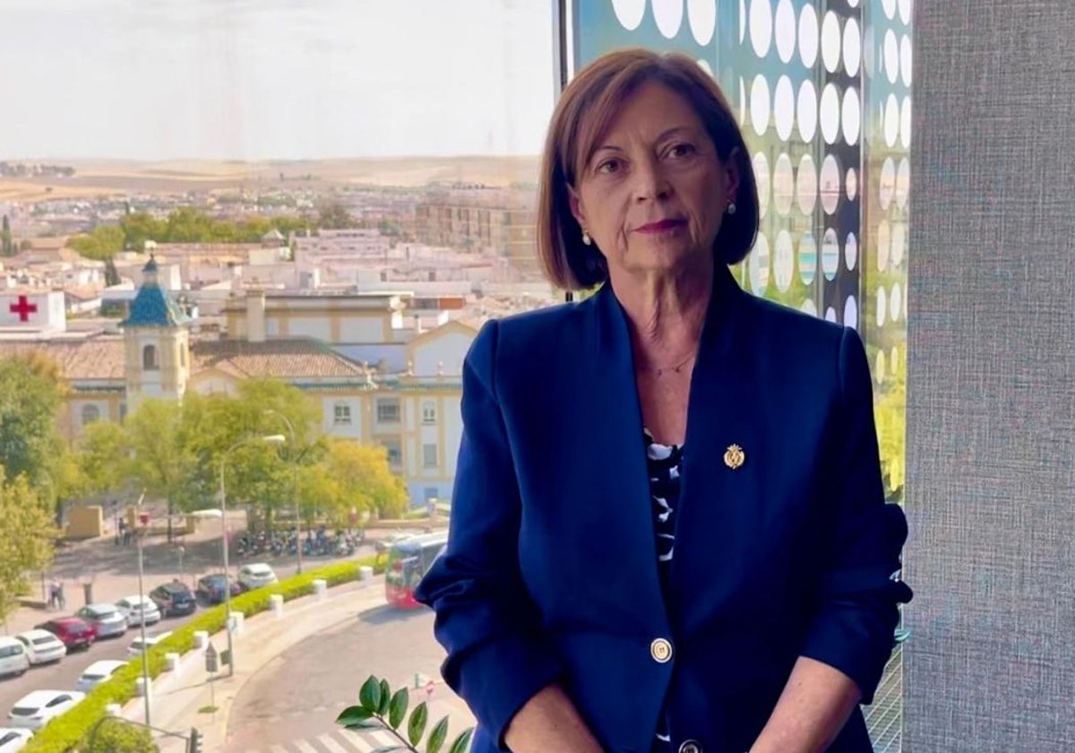Mercedes Ramblado, presidenta del Colegio de Médicos de Huelva
