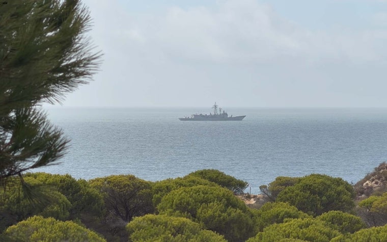 La fragata 'Numancia' también formó parte del despliegue