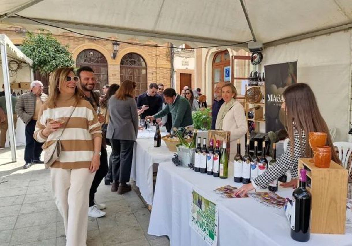 Una imagen de una de las ediciones del Encuentro Vitivinícola celebrado en La Palma del Condado