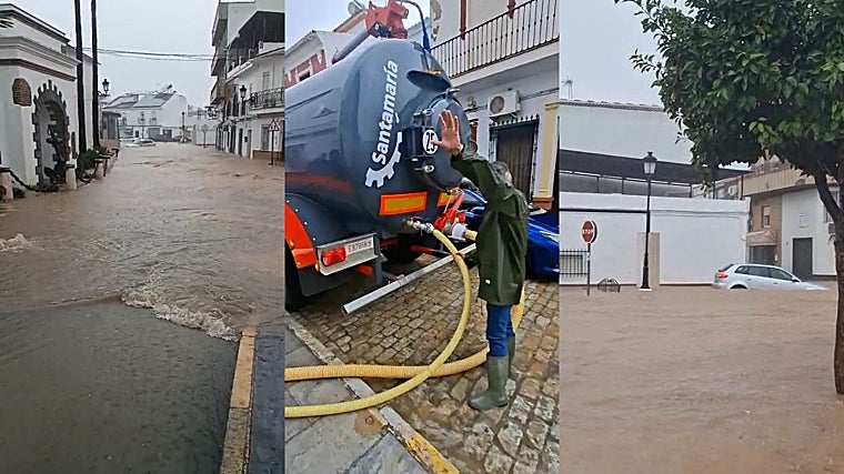 Almonte fue uno de los municipios de toda España en los que más llovió este miércoles