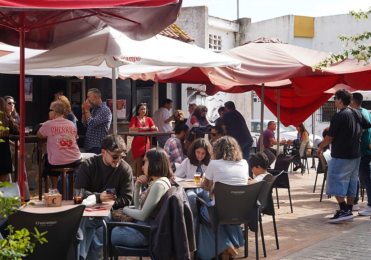 Uno de los establecimientos de Mazagón