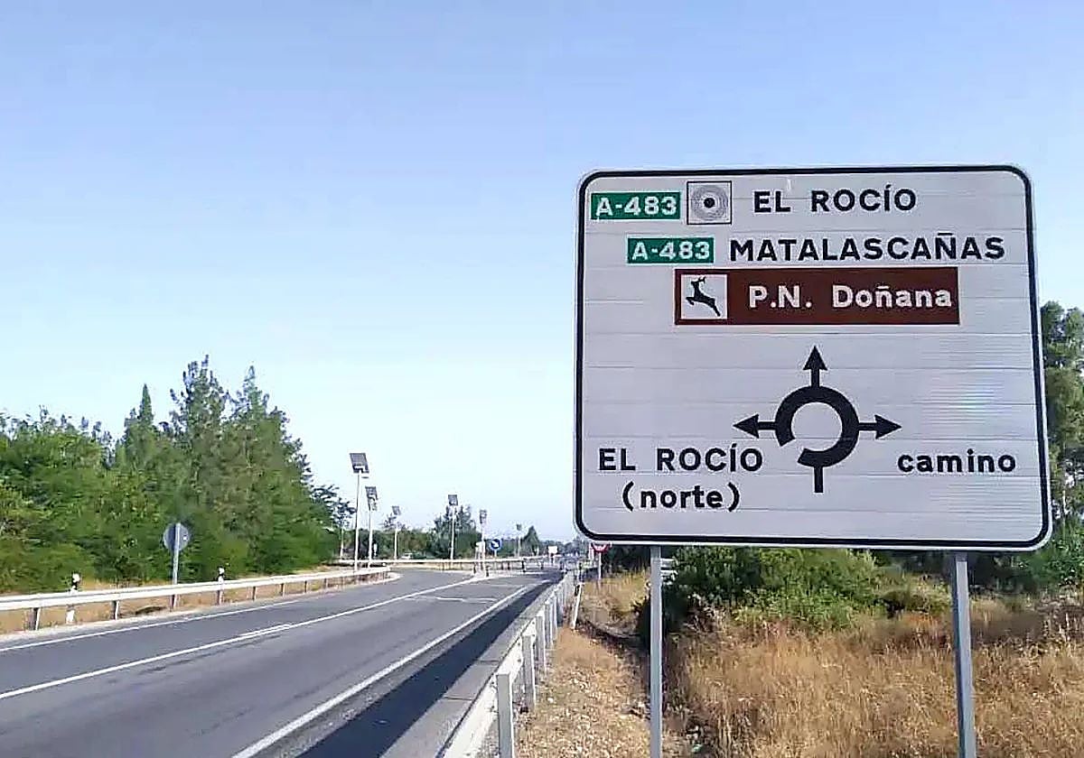 Carril de la A-483