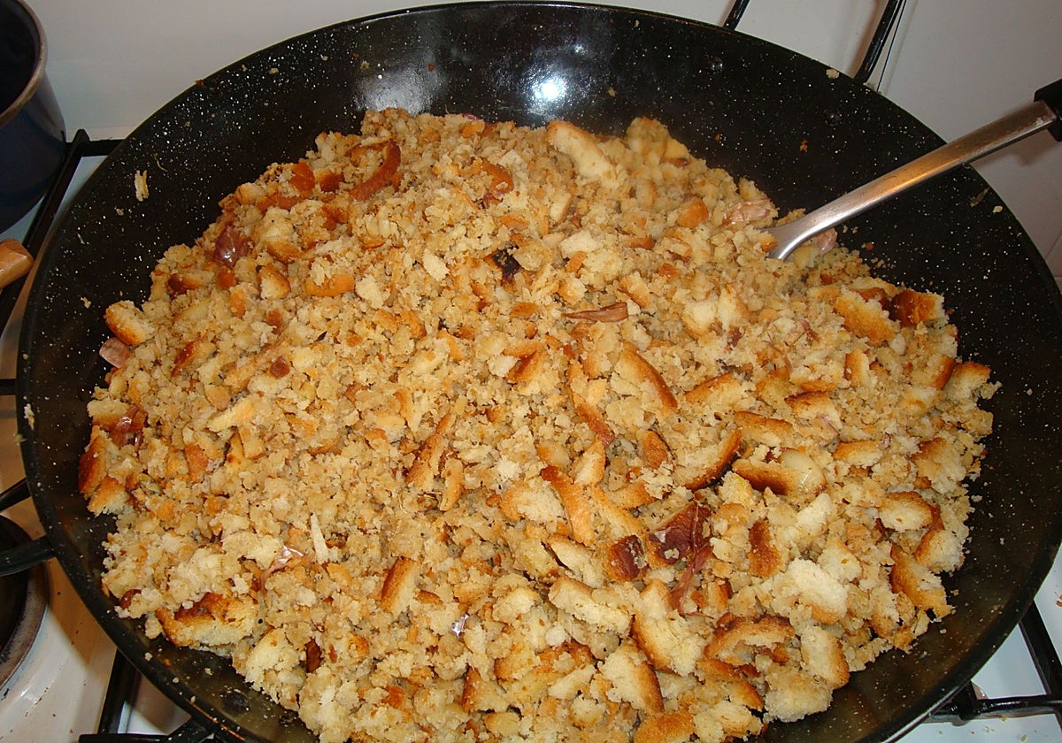 Migas de 'Tosantos' en Santa Ana la Real