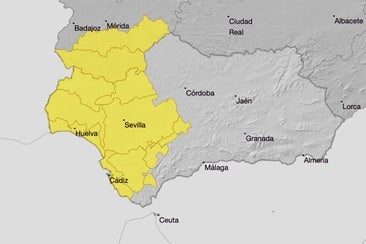 Aemet pone a Huelva en alerta: se esperan fuertes lluvias y riesgo de tormenta para este día de la semana