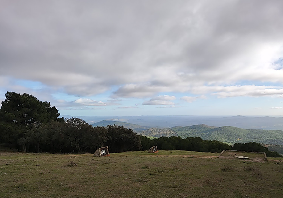 Vistas desde el pico más alto de la provincia de Huelva