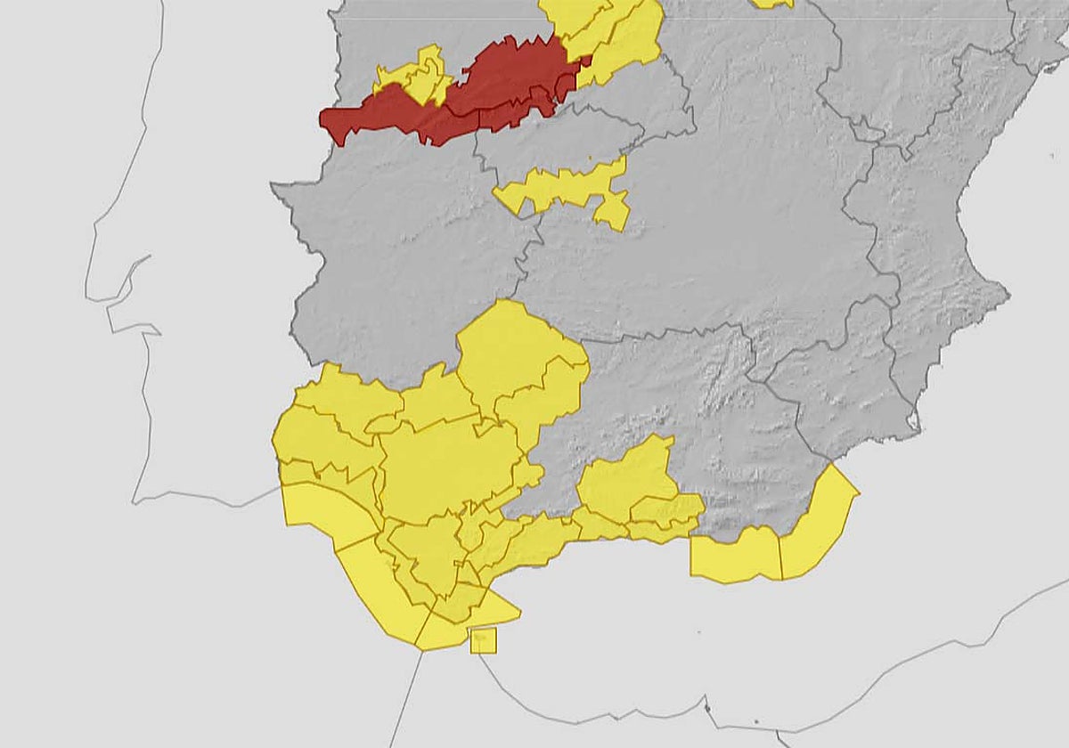 El mapa de avisos para este viernes