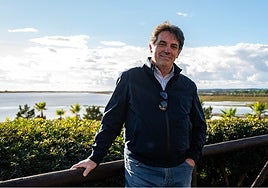 Antonio de Huelva, en uno de sus rincones favoritos de la provincia