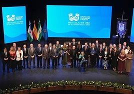 Las imágenes de la entrega de las Medallas de Oro de la Provincia de Huelva 2025