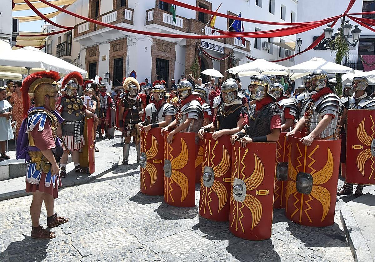 Recreación histórica de la época romana en Aroche
