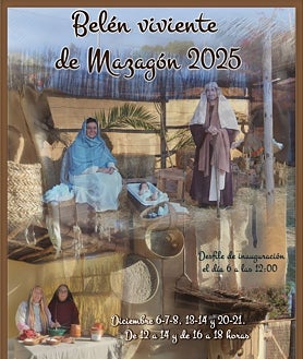 Imagen secundaria 2 - Imágenes del Belén Viviente de Mazagón