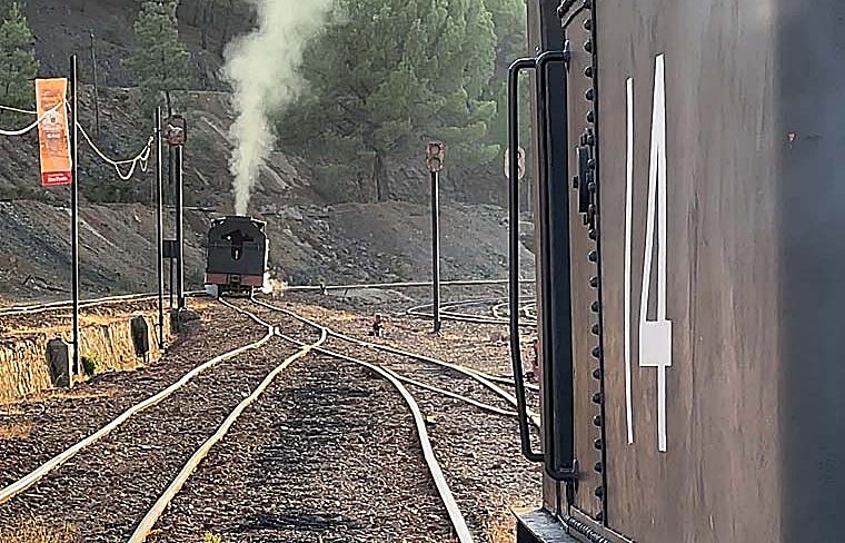 Dos locomotoras a vapor actualmente en servicio