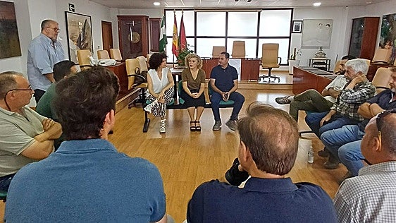 Los alcaldes de los municipios afectados por el incendio de Villanueva de los Castillejos reclaman ayudas «urgentes» para agricultores y ganaderos
