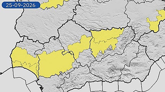 Viernes de bochorno y calor en la provincia de Huelva: el aviso amarillo afectará al litoral y a las comarcas del interior