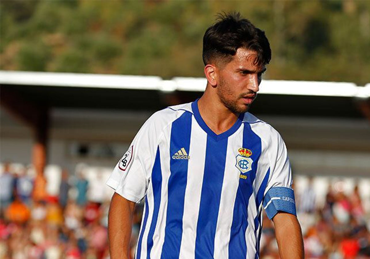 Víctor Barroso en su etapa en el Recre