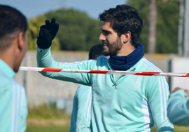 Iago Díaz y Bernardo Cruz elogian a la afición y coinciden en que el Recre entró algo dormido al choque