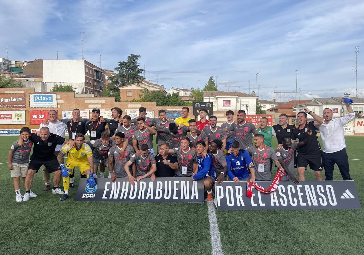 La SD Tarazona celebra el ascenso a Primera RFEF