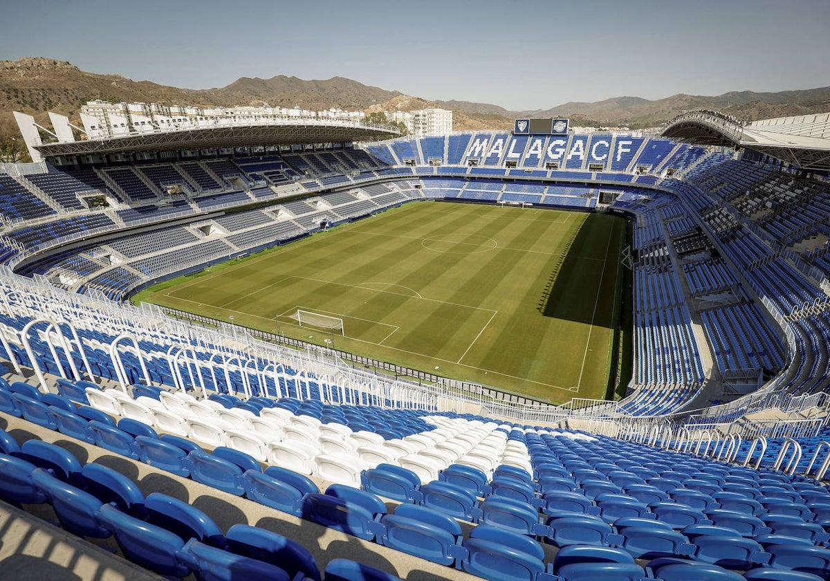 La Rosaleda, el estadio en el que disputa sus encuentros el Málaga