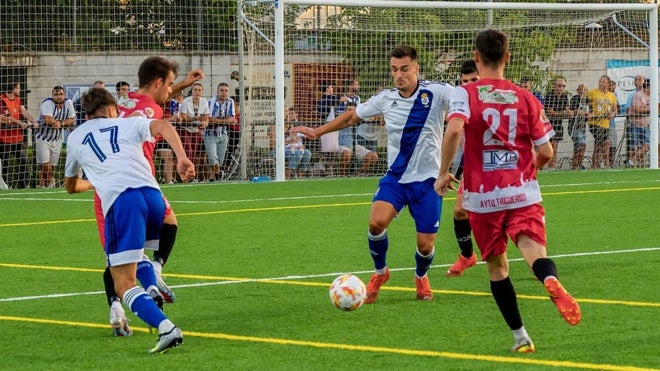 Nacho Heras marcó uno de los seis tantos albiazules