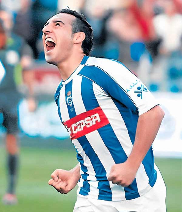 Imagen compartida por Cazorla tras el último ascenso del Recre