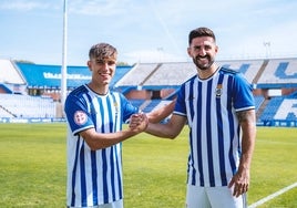 Raúl Navas y De la Rosa, ilusionados con el reto que les ha presentado el Recreativo