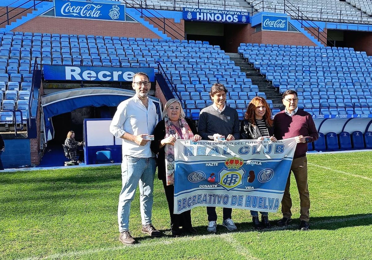 La presentación de las actividades conjuntas del Recreativo y el Centro de Coordinación de Transplantes