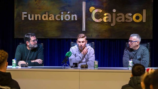 El jugador azulgrana, durante su intervención