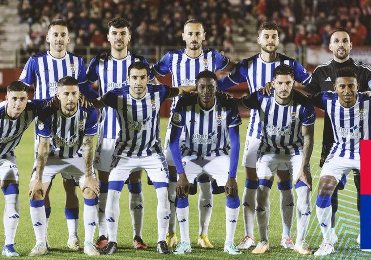 El once inicial del Recreativo en su visita de este martes al Algeciras