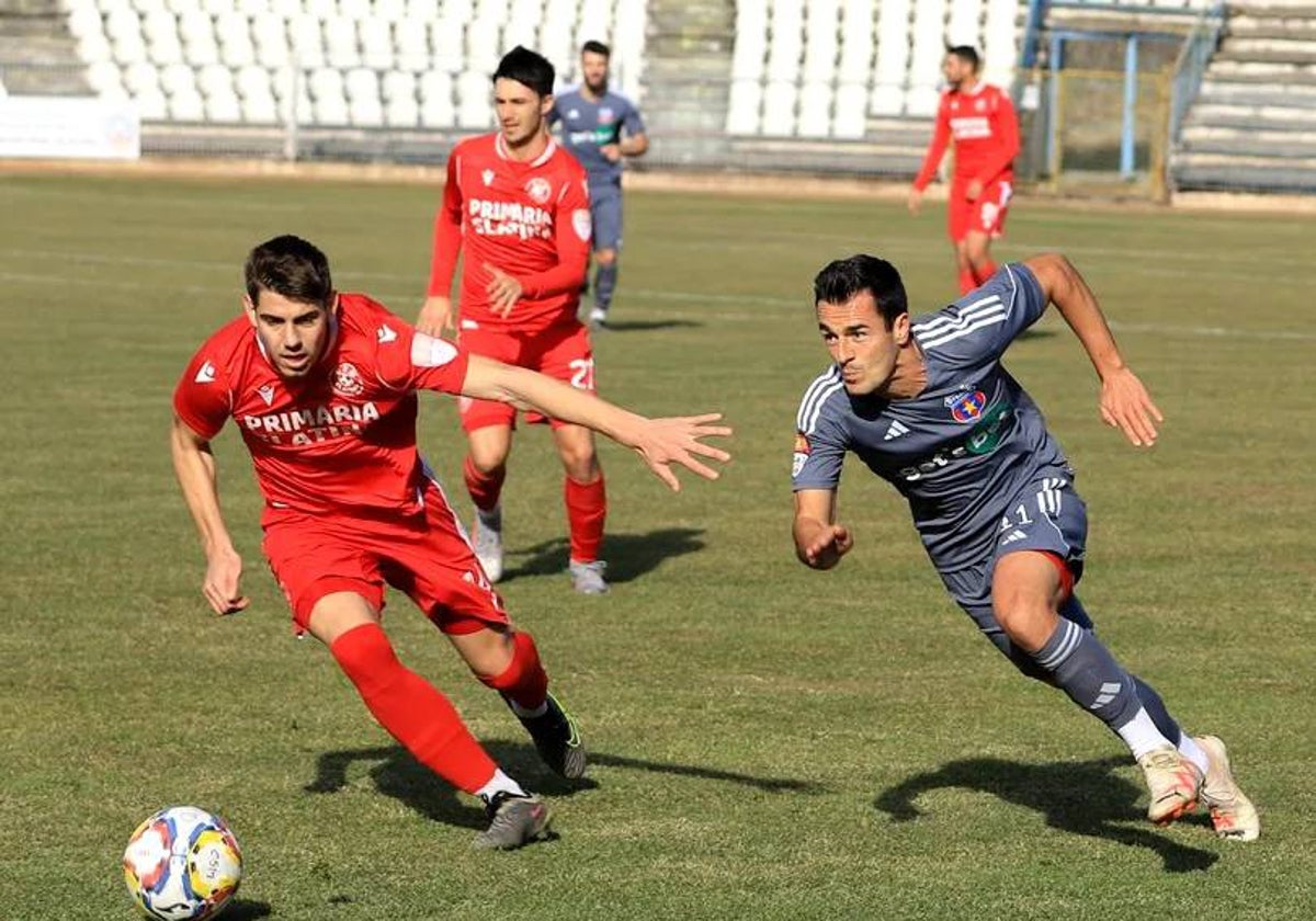 Nacho Heras este miércoles en un amistoso con el Steaua y de Bucarest