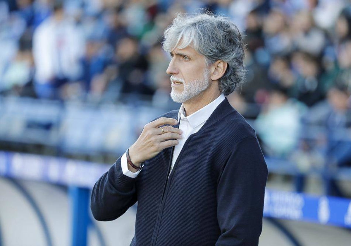 Pablo Alfaro durante el Recreativo-Real Murcia disputado en el Nuevo Colombino