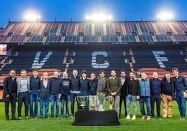 Tres exjugadores del Recreativo estarán en el 'Partido del Triplete' del Valencia CF