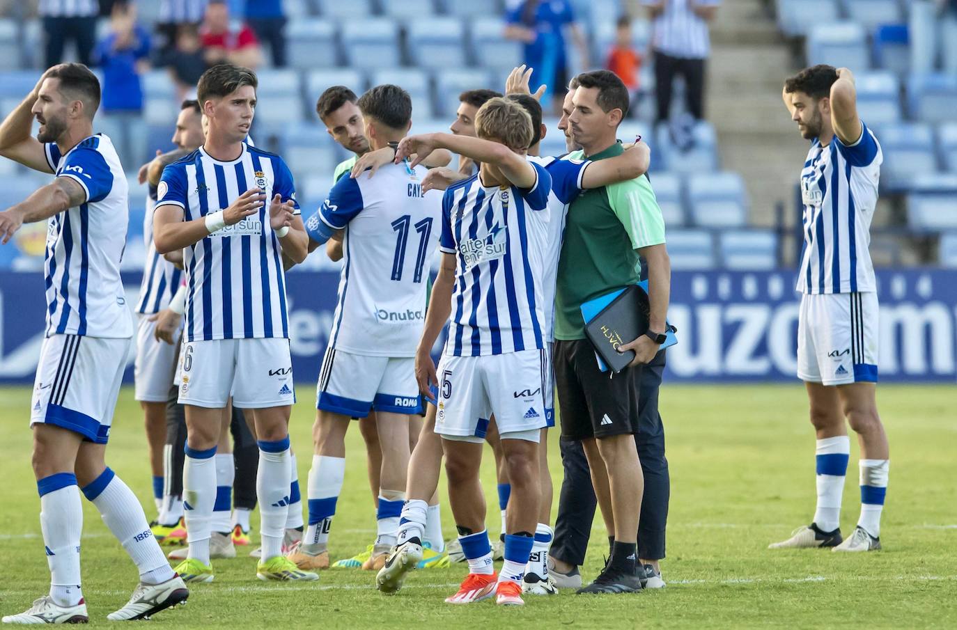 Las mejores imágenes del primer triunfo liguero del Recreativo ante uno de los cuatro primeros clasificados