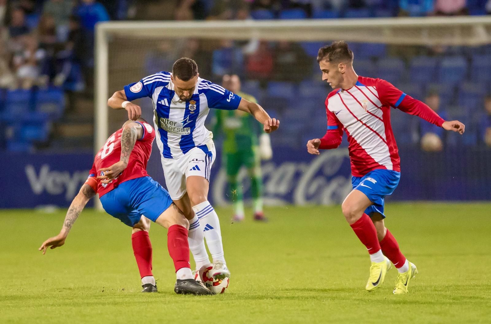 Las mejores imágenes del loco partido Recreativo-Algeciras