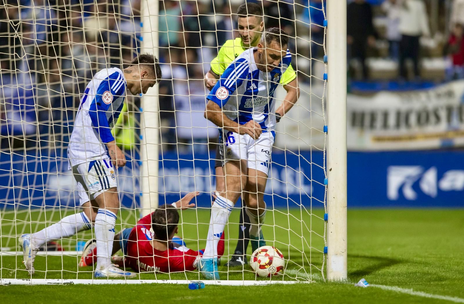 Las mejores imágenes del loco partido Recreativo-Algeciras