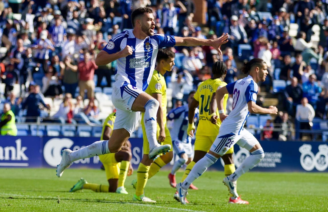 Las mejores imágenes del Recreativo de Huelva - Villarreal B