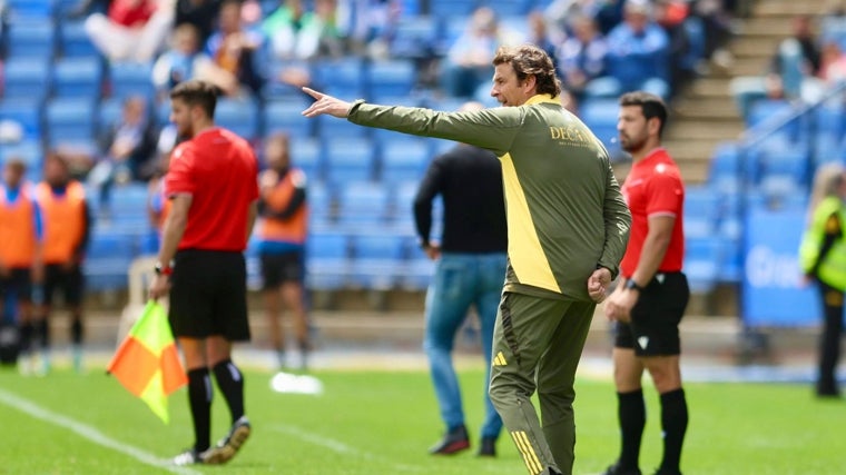 Raúl Galbarro: «Estoy fastidiado porque queríamos los tres puntos, pero vamos en el camino de lograrlo»