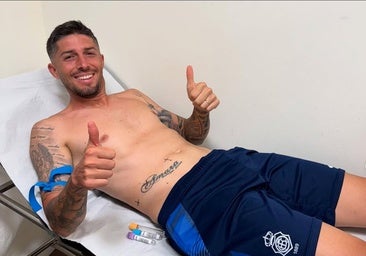 Los jugadores del Recreativo pasan reconocimiento médico antes del inicio de la pretemporada