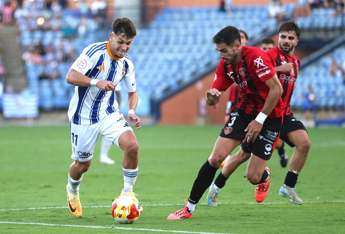 El tropezón del Recre en casa, en imágenes