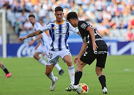 Imagen secundaria 1 - Crónica del Recreativo- Atlético Malagueño: Morilla ve la botella medio llena; la afición medio vacía (1-0)