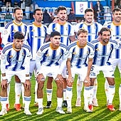 El once inicial que sacó el Recreativo en su visita al Yeclano esta tarde