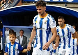 José Carlos, jugador del Recreativo de Huelva